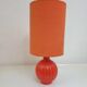 Lampe vintage orange 70's