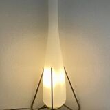 Space age opaline brass lamp from the 60s