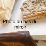 Wooden mirror 37x60 cm, 80s