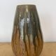art deco flamed stoneware vase