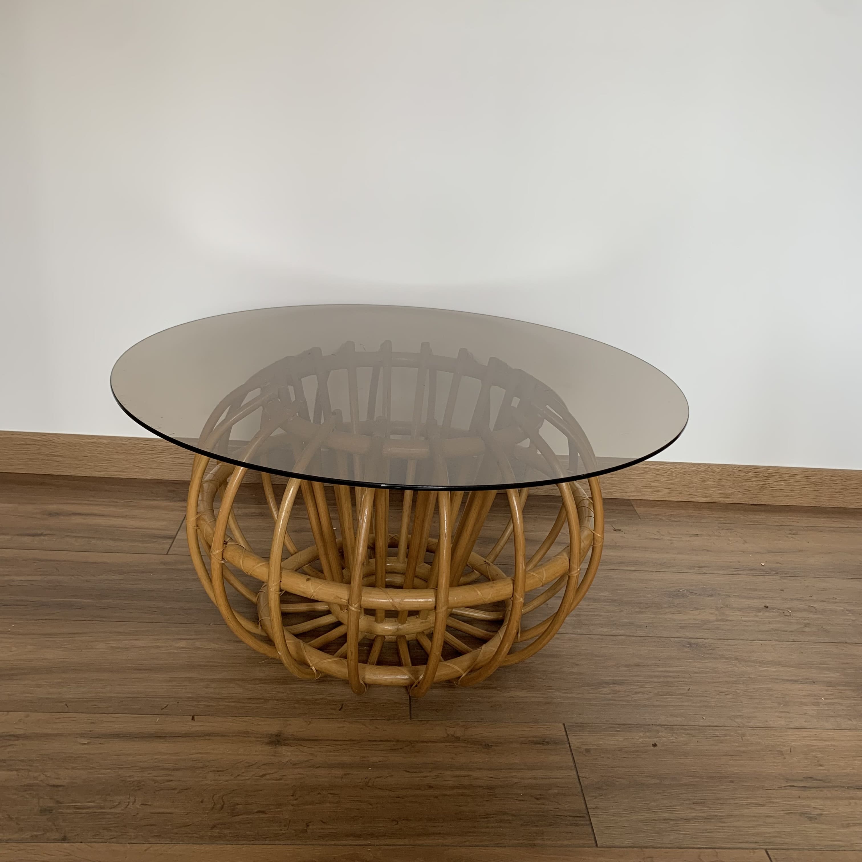 Rattan coffee table