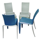Lot de 4 chaises Louis 20 de Stark par Vitra