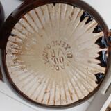 Old coffee maker with filter and 2 lids