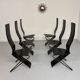 Set of 6 Italian design chairs by Pietro Arosio, postmodern, 1980s.