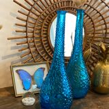 Turquoise blue Empoli decanter