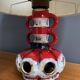 West Germany ceramic table lamp 1970s