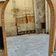 Mirror vaulted wooden end XIX 155x103cm
