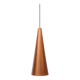 Large copper bag lamp, 1960s