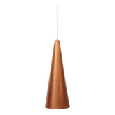 Large copper bag lamp, 1960s