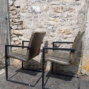 Set of 4 "Cantilever" chairs