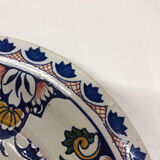 Gien earthenware plate, late 19th century