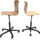 Woodmark vintage galvanitas Pagholz adjustable rotary work chair