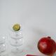 set of 5 engraved crystal champagne glasses 1950 9 x 6.5 cm