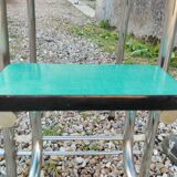 Escabeau tabouret formica ancien