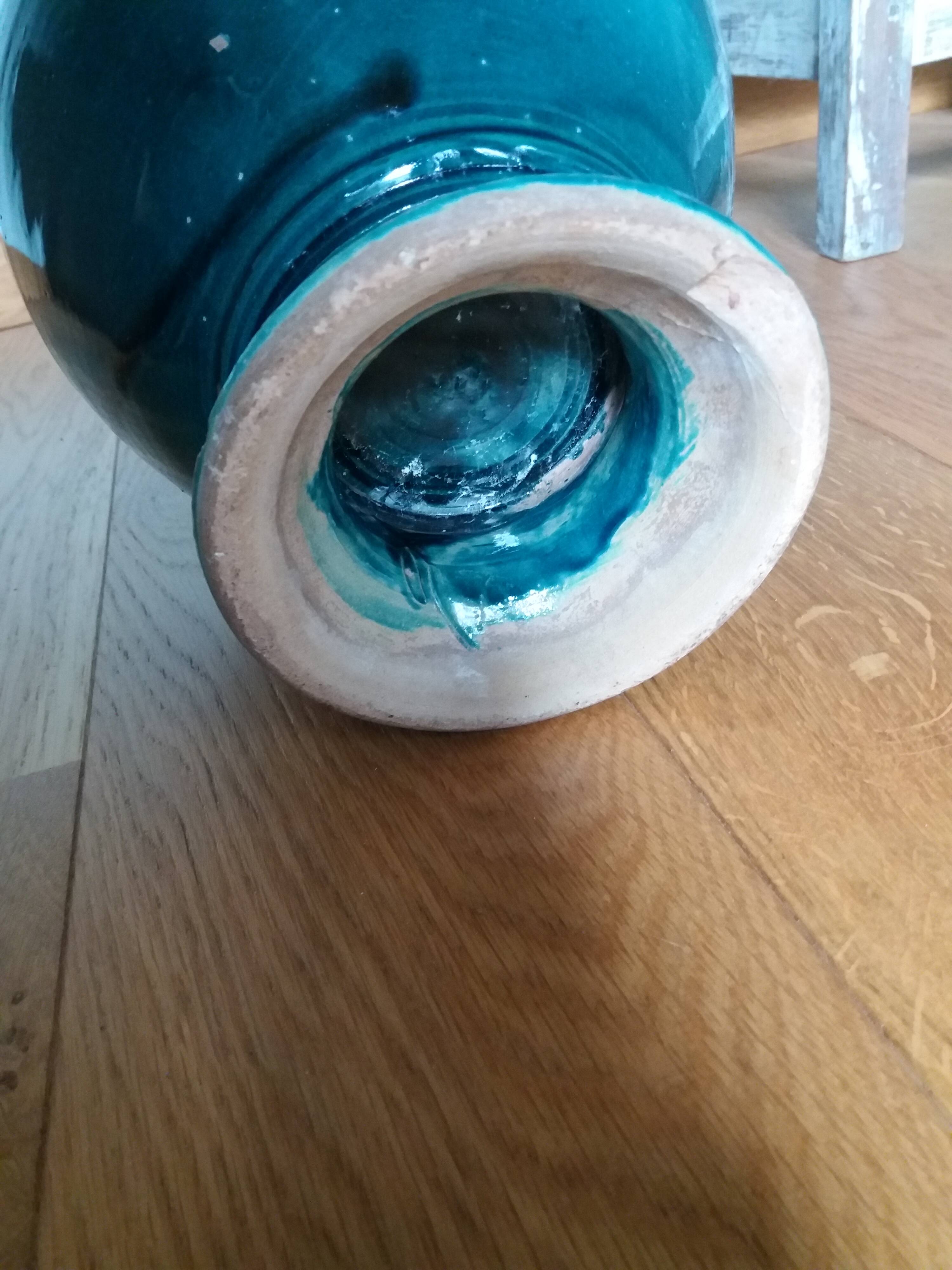 Handcrafted vase Morocco 1950s