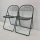 Set of 2 post modern wire chairs by Niels Gammelgaard for Ikea , 1980's