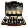Corona Sheffield Stainless Steel Cutlery Set, 38 Pieces, Cream Bone-Effect
