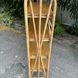 1950s rattan shelf