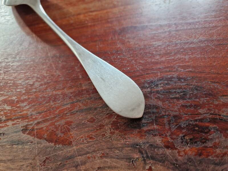 Alfénide, Christofle - Silver-plated table spoon
