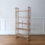 vintage rattan shelf