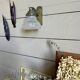 Art Deco wall lamp in metal and glass