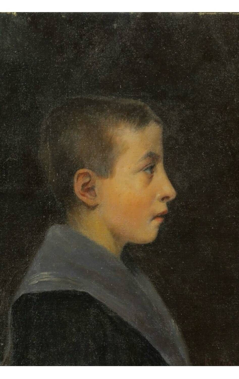 Oil portraits - lovely pair of children's portraits