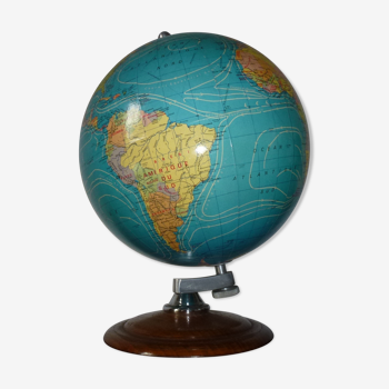 Globe terrestre mappemonde Taride 1978