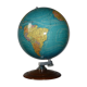 Globe World Map Taride 1978