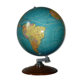 Globe World Map Taride 1978