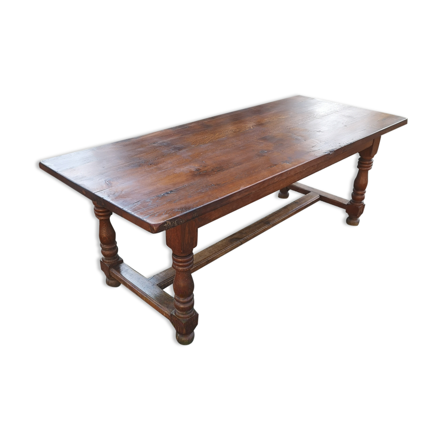 Solid oak farmhouse table