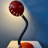 Vintage red flexible table lamp