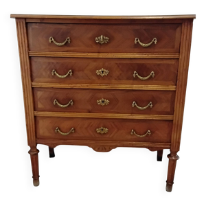 Commode ancienne marquetée