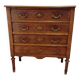 Antique marquetry commode in the Louis XVI style.