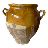 Large confit pot, salt cellar, late 19th century