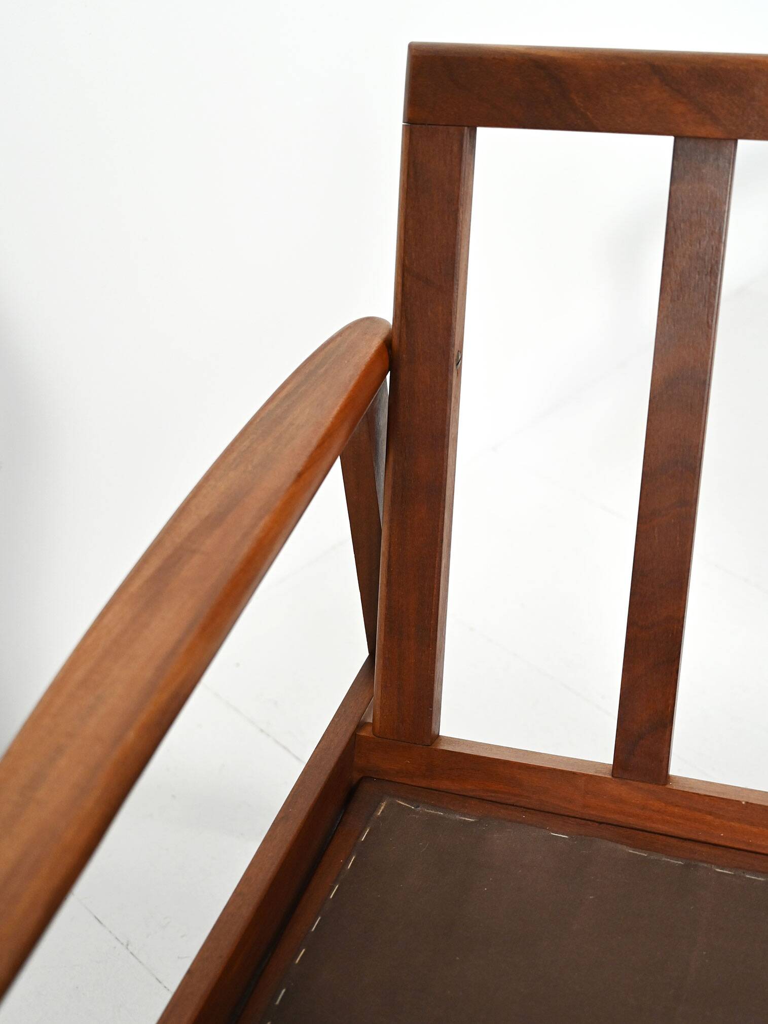 Pair of Danish teak armchairs