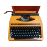 Vintage orange typewriter Silver Reed SR 20