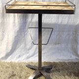 Steel and ceramic side table 70s