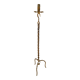 Brutalist floor lamp with chain links