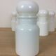 Set de 6 pots à épice en opaline verre blanc
