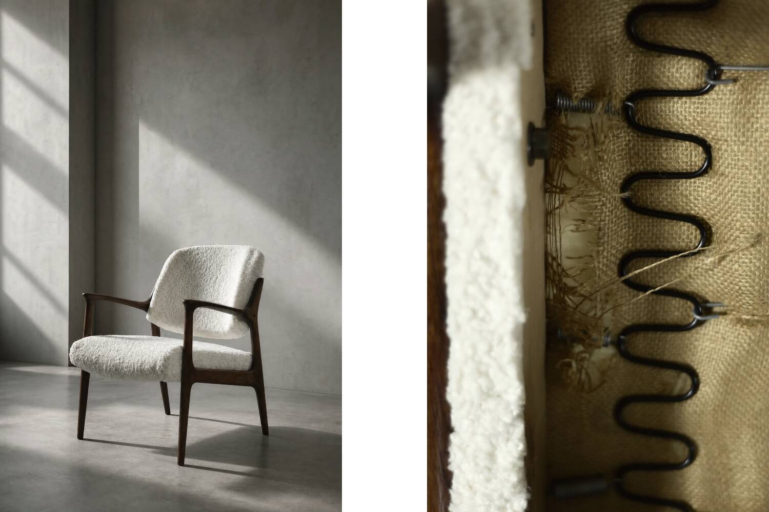 Fauteuil en teck vintage scandinave des années 50 de Bröderna Anderssons