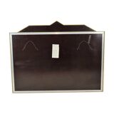 Large faceted deknudt mirror xl hollywood regency design