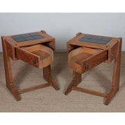 Pair of bedside tables, 1960