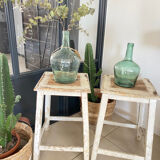 Old wooden painter's stools