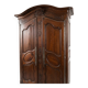 Large Provençal wardrobe in solid walnut, carved – 150x80x264 cm