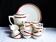 1920s coffee service Céranord from Saint-Amand, 24 pieces.