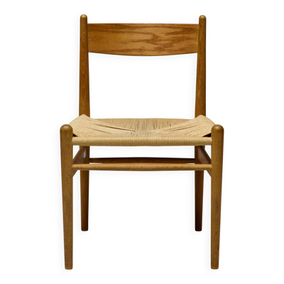 Chaise de salle à manger CH36, assorties, en chêne traité à la savon par Hans J. Wegner pour Carl Hansen.