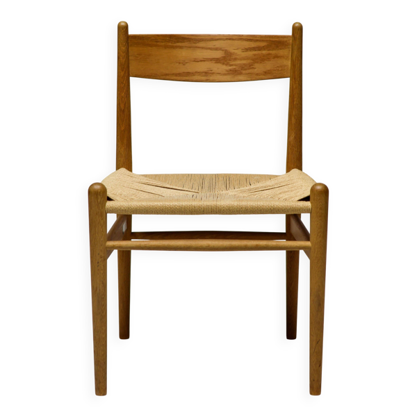 Chaise de salle à manger CH36, assorties, en chêne traité à la savon par Hans J. Wegner pour Carl Hansen.