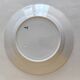 Plate with scalloped edge in antique earthenware