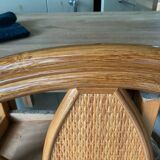 Single rattan headboard