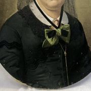 Tableau huile sur toile XIX portrait Chevalier d’Eon